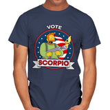 Vote Scorpio - Mens T-Shirts RIPT Apparel Small / Navy