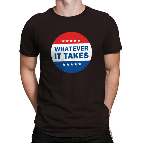 Vote-ver - Mens Premium T-Shirts RIPT Apparel Small / Dark Chocolate