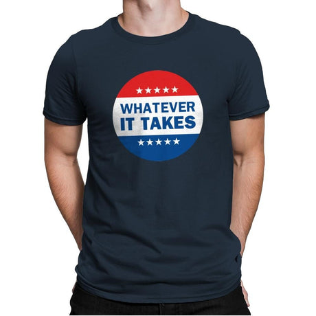 Vote-ver - Mens Premium T-Shirts RIPT Apparel Small / Indigo