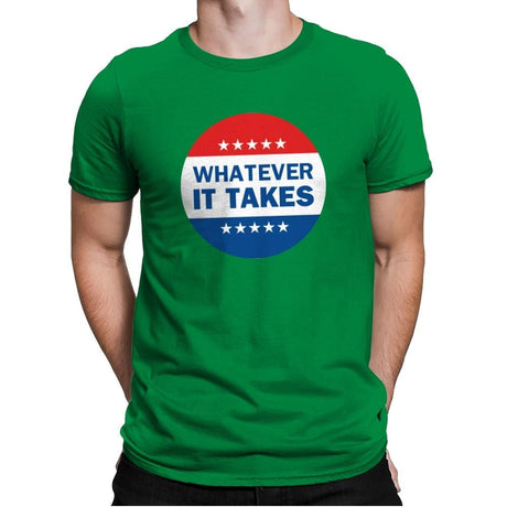 Vote-ver - Mens Premium T-Shirts RIPT Apparel Small / Kelly Green