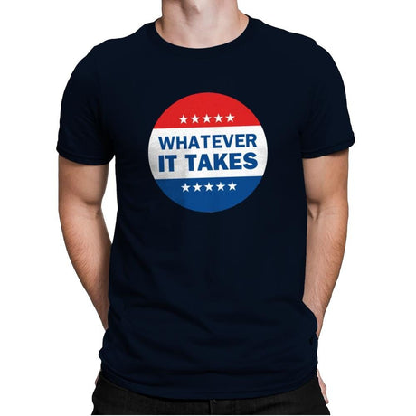 Vote-ver - Mens Premium T-Shirts RIPT Apparel Small / Midnight Navy