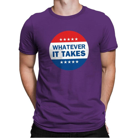 Vote-ver - Mens Premium T-Shirts RIPT Apparel Small / Purple Rush