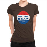 Vote-ver - Womens Premium T-Shirts RIPT Apparel Small / Dark Chocolate