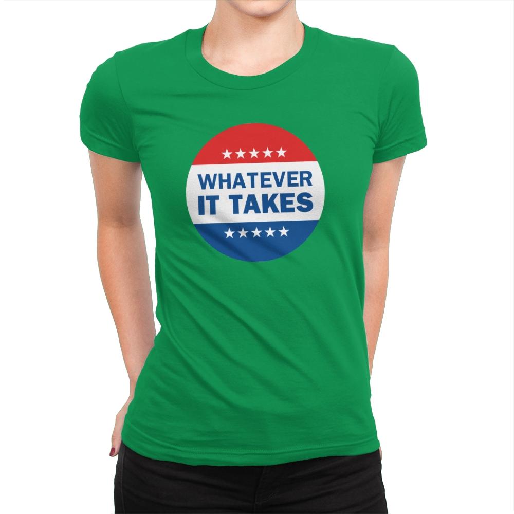 Vote-ver - Womens Premium T-Shirts RIPT Apparel Small / Kelly Green