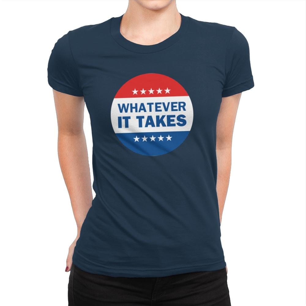 Vote-ver - Womens Premium T-Shirts RIPT Apparel Small / Midnight Navy