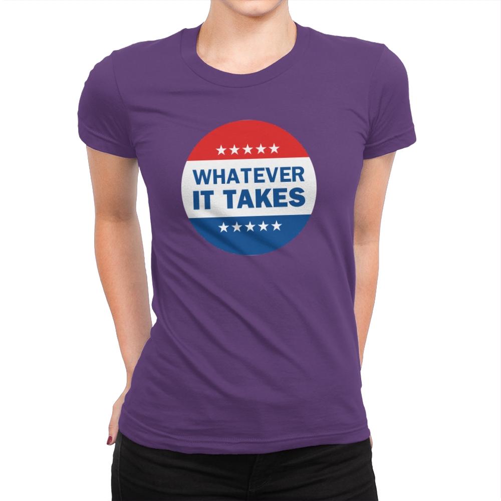 Vote-ver - Womens Premium T-Shirts RIPT Apparel Small / Purple Rush