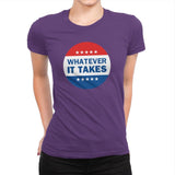 Vote-ver - Womens Premium T-Shirts RIPT Apparel Small / Purple Rush