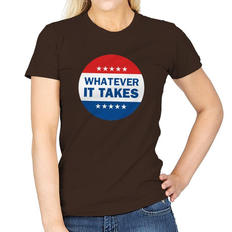 Vote-ver - Womens T-Shirts RIPT Apparel Small / Dark Chocolate