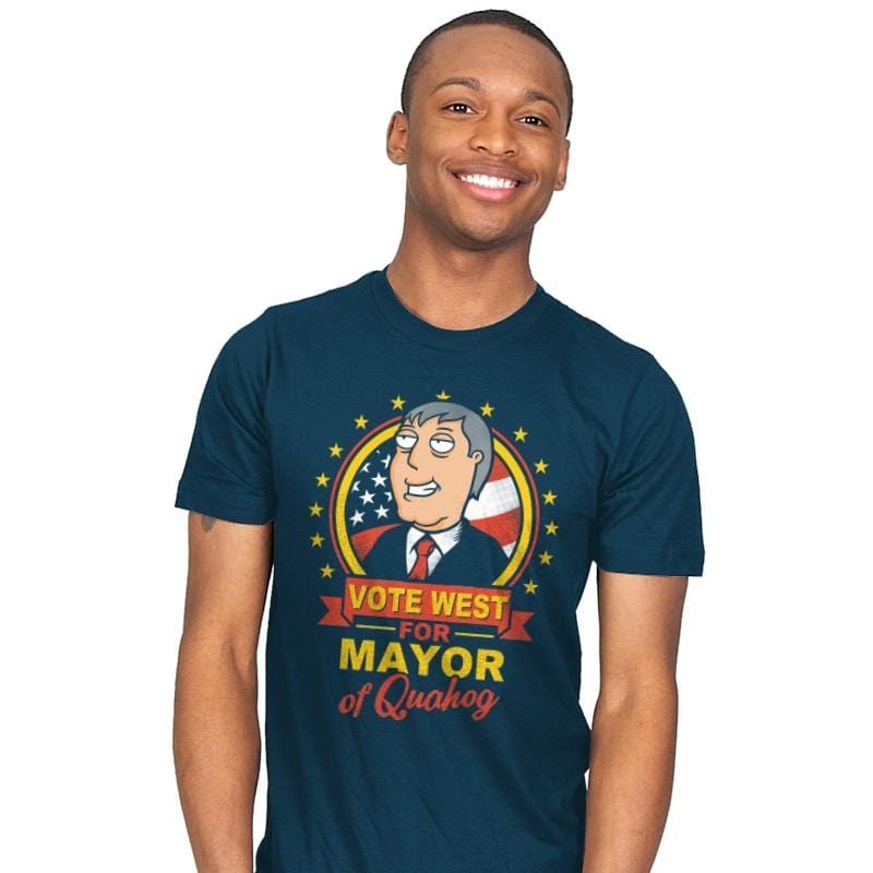 Vote West - Mens T-Shirts RIPT Apparel Small / Indigo