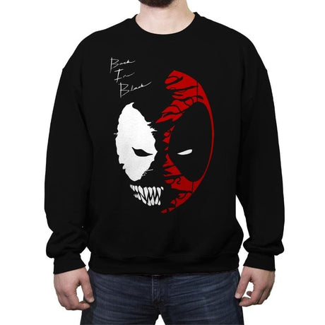 Wade's New Suit  - Crew Neck Sweatshirt Crew Neck Sweatshirt RIPT Apparel Small / Black