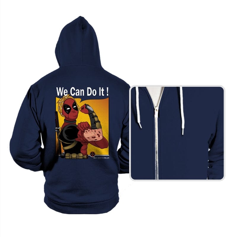 Wade the Riveter  - Hoodies Hoodies RIPT Apparel Small / Navy