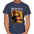 Wade the Riveter  - Mens T-Shirts RIPT Apparel Small / Navy