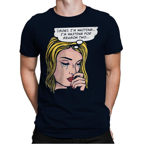Waiting for Season Two - Mens Premium T-Shirts RIPT Apparel Small / Midnight Navy