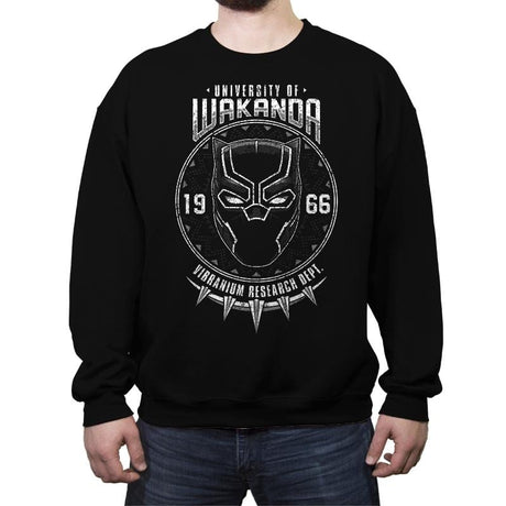 Wak-U - Crew Neck Sweatshirt Crew Neck Sweatshirt RIPT Apparel Small / Black