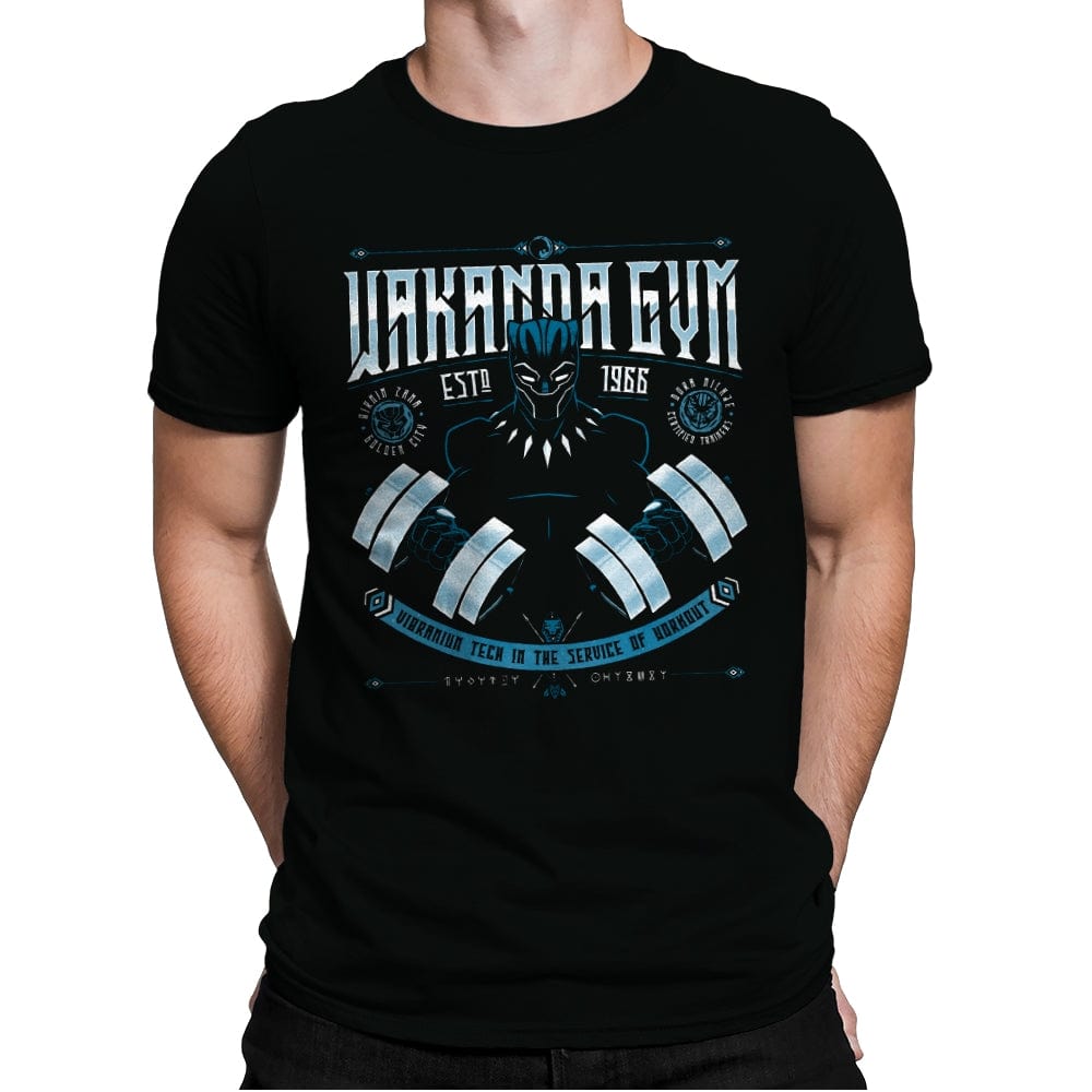 Wakanda Gym - Mens Premium T-Shirts RIPT Apparel Small / Black