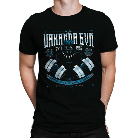 Wakanda Gym - Mens Premium T-Shirts RIPT Apparel Small / Black