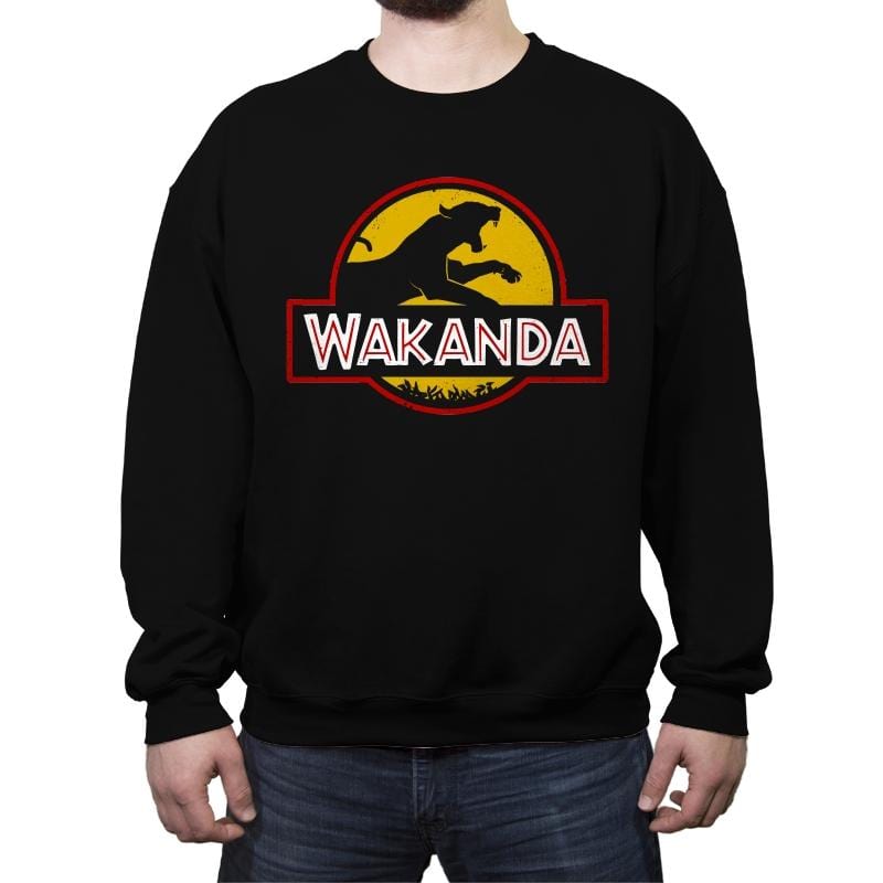 Wakanda Park - Crew Neck Sweatshirt Crew Neck Sweatshirt RIPT Apparel Small / Black