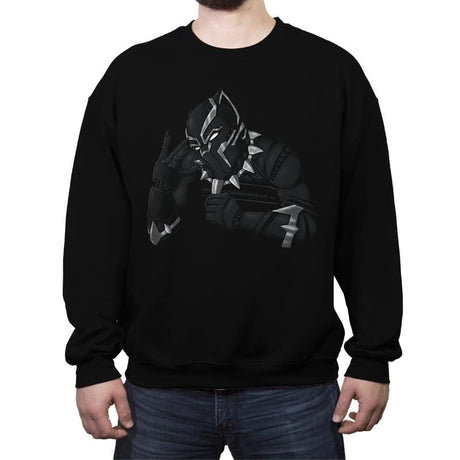Wakanda310 - Crew Neck Sweatshirt Crew Neck Sweatshirt RIPT Apparel Small / Black