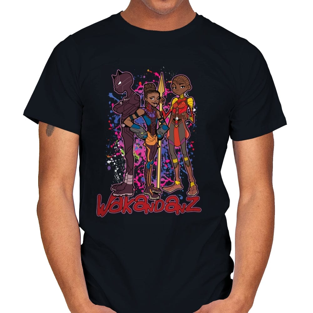 Wakandanz - Mens T-Shirts RIPT Apparel Small / Black