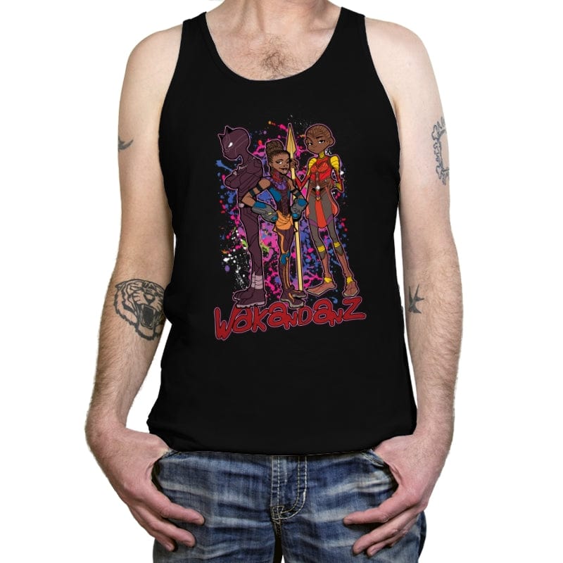 Wakandanz - Tanktop Tanktop RIPT Apparel X-Small / Black