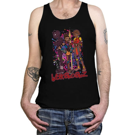 Wakandanz - Tanktop Tanktop RIPT Apparel X-Small / Black