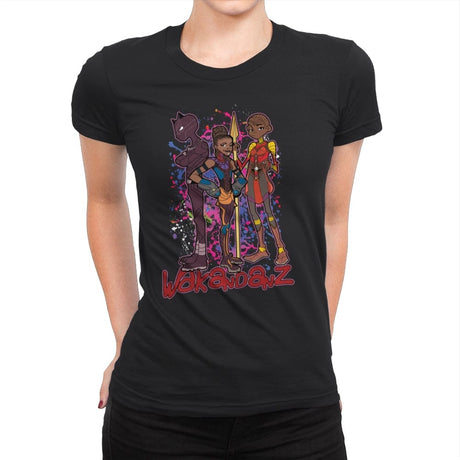Wakandanz - Womens Premium T-Shirts RIPT Apparel Small / Black