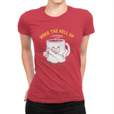 Wake Up Now! - Womens Premium T-Shirts RIPT Apparel Small / Red