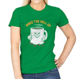 Wake Up Now! - Womens T-Shirts RIPT Apparel Small / Irish Green