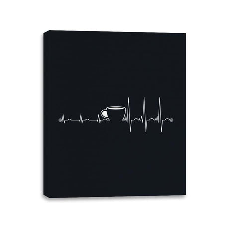 Wakeup - Canvas Wraps Canvas Wraps RIPT Apparel 11x14 / Black