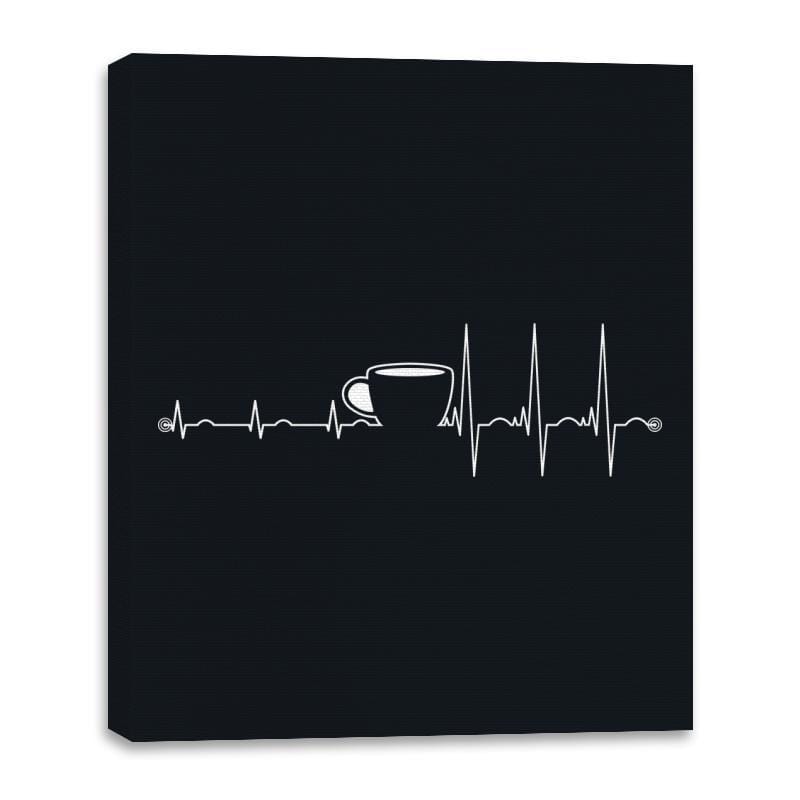 Wakeup - Canvas Wraps Canvas Wraps RIPT Apparel 16x20 / Black