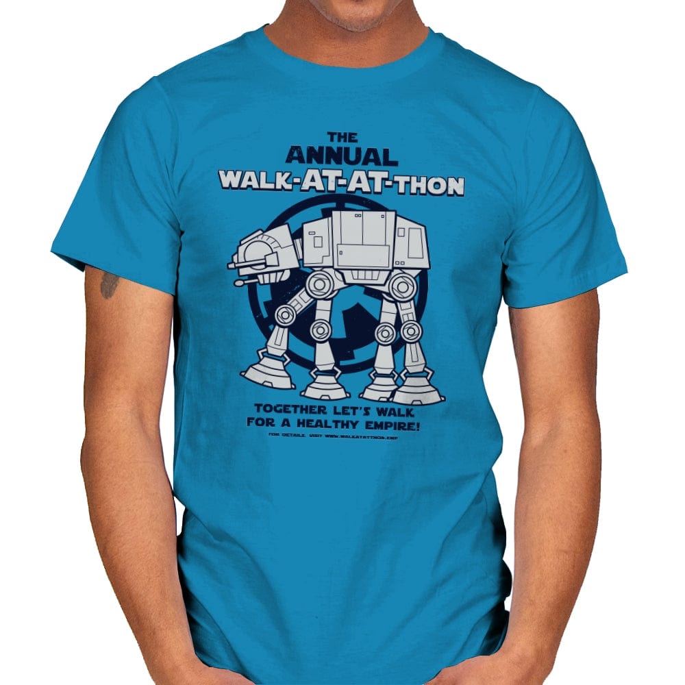 Walk At-At Thon - Mens T-Shirts RIPT Apparel Small / Sapphire
