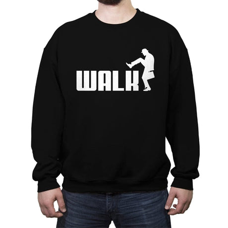 Walk - Crew Neck Sweatshirt Crew Neck Sweatshirt RIPT Apparel Small / Black