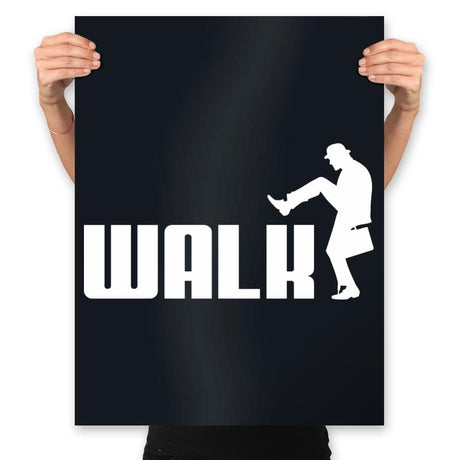 Walk - Prints Posters RIPT Apparel 18x24 / Black