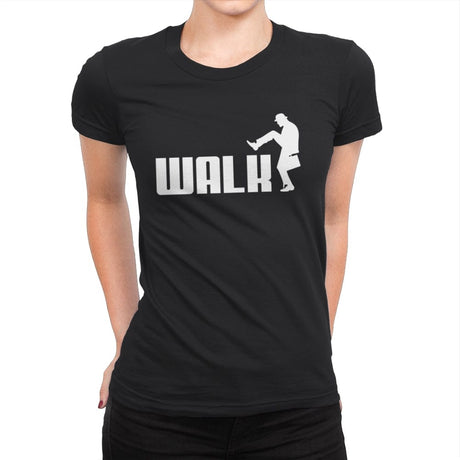 Walk - Womens Premium T-Shirts RIPT Apparel Small / Black