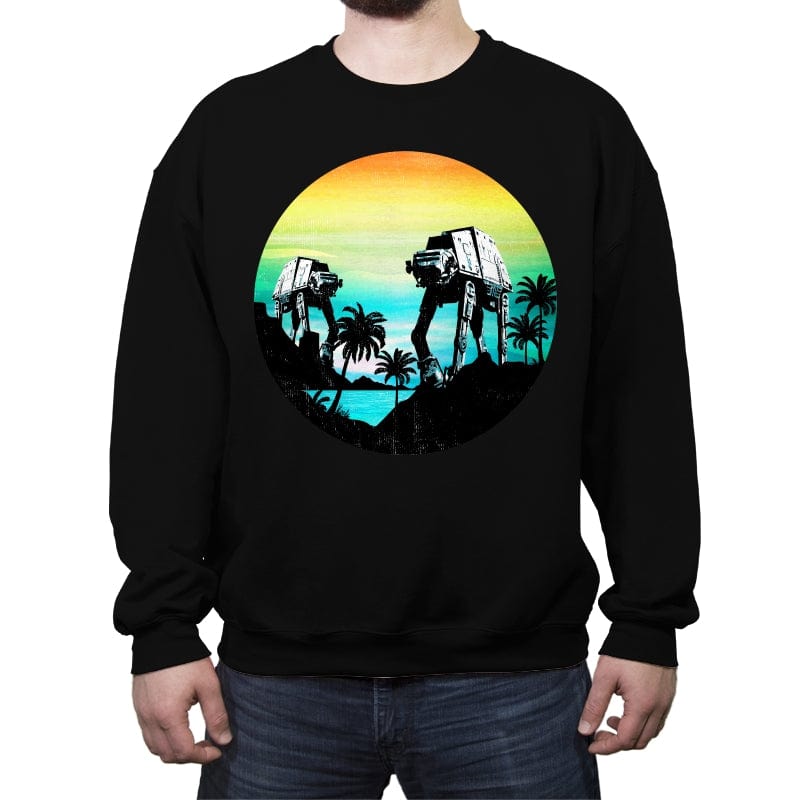 Walker Adventure - Crew Neck Sweatshirt Crew Neck Sweatshirt RIPT Apparel Small / Black