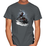Walker Crossing the North Exclusive - Mens T-Shirts RIPT Apparel Small / Charcoal