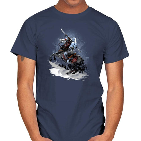 Walker Crossing the North Exclusive - Mens T-Shirts RIPT Apparel Small / Navy