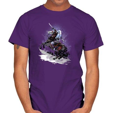 Walker Crossing the North Exclusive - Mens T-Shirts RIPT Apparel Small / Purple