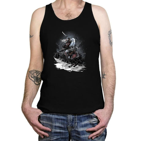 Walker Crossing the North Exclusive - Tanktop Tanktop RIPT Apparel X-Small / Black