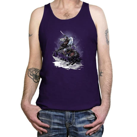 Walker Crossing the North Exclusive - Tanktop Tanktop RIPT Apparel X-Small / Team Purple