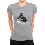 Walker Crossing the North Exclusive - Womens Premium T-Shirts RIPT Apparel Small / Heather Grey