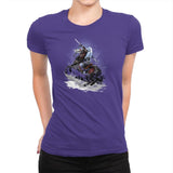 Walker Crossing the North Exclusive - Womens Premium T-Shirts RIPT Apparel Small / Purple Rush