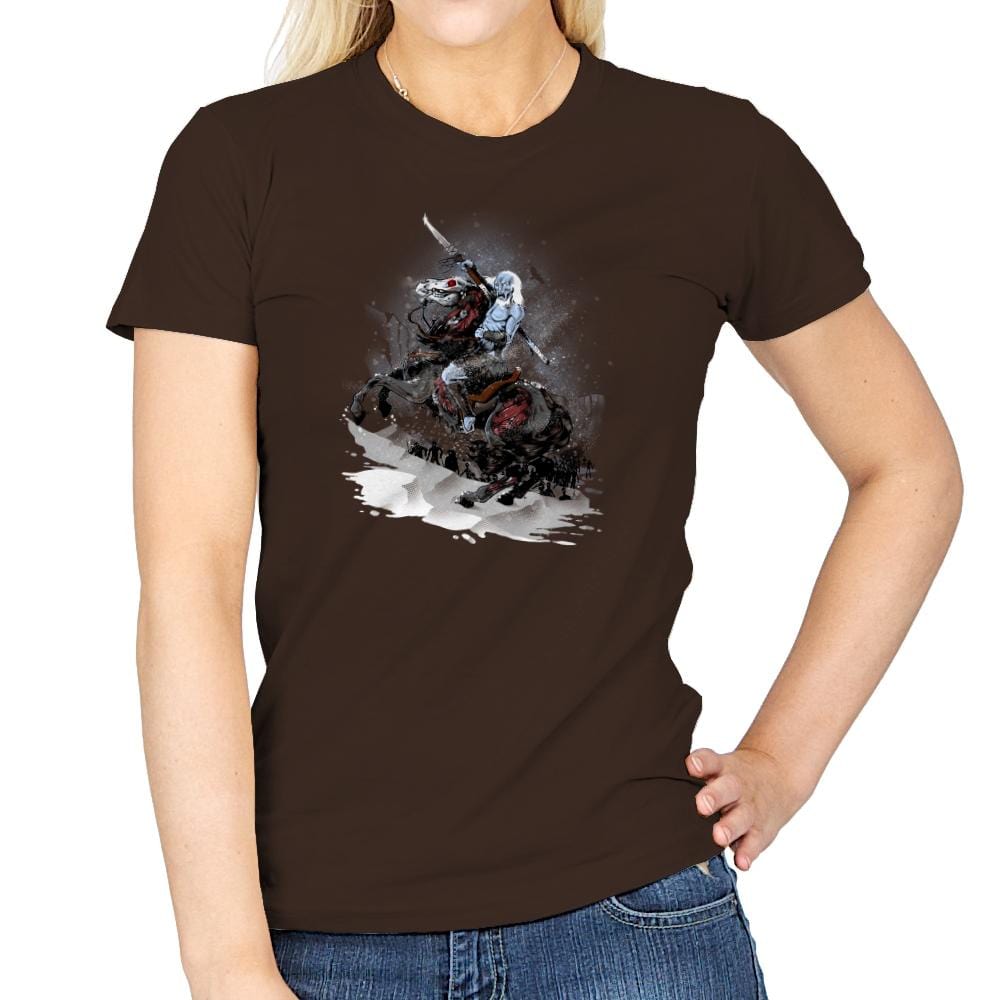 Walker Crossing the North Exclusive - Womens T-Shirts RIPT Apparel Small / Dark Chocolate