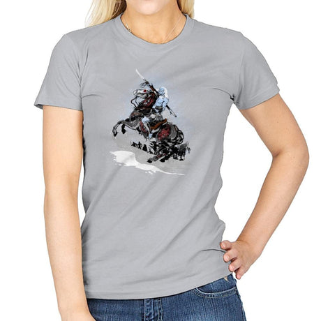 Walker Crossing the North Exclusive - Womens T-Shirts RIPT Apparel Small / Sport Grey