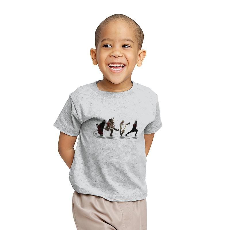 Walking Towards The Grail - Youth T-Shirts RIPT Apparel X-small / Sport grey