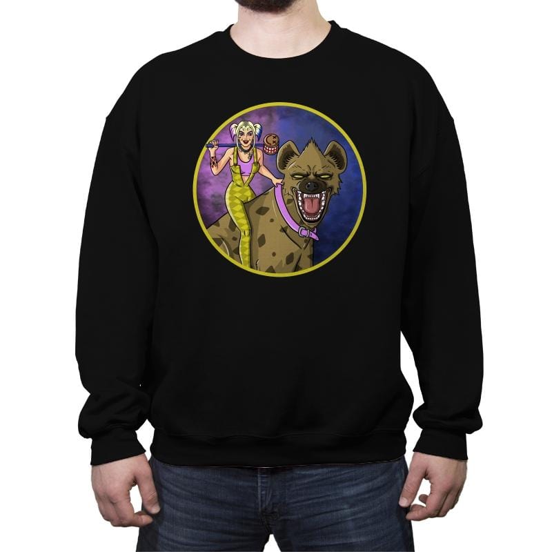 Walking with Wayne - Crew Neck Sweatshirt Crew Neck Sweatshirt RIPT Apparel Small / Black