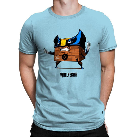 Wallverine  - Mens Premium T-Shirts RIPT Apparel Small / Light Blue