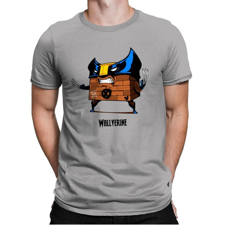 Wallverine  - Mens Premium T-Shirts RIPT Apparel Small / Light Grey