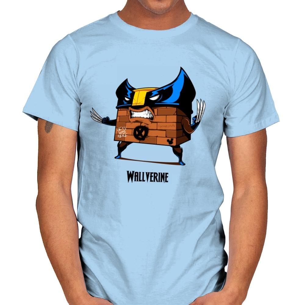 Wallverine  - Mens T-Shirts RIPT Apparel Small / Light Blue