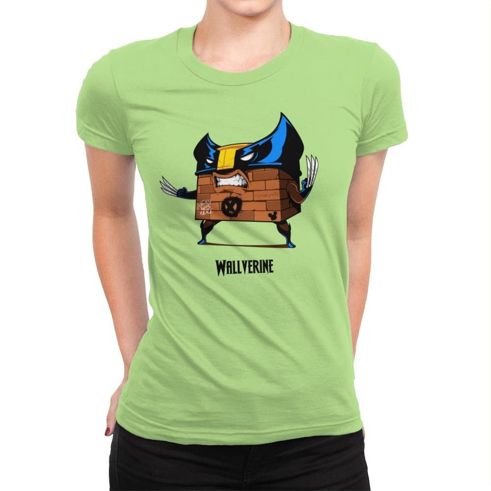 Wallverine  - Womens Premium T-Shirts RIPT Apparel Small / Mint